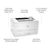 HP LaserJet Enterprise M406dn, lāzerprinteris, 1200 x 1200 DPI, A4, 38 lpp/min, abpusējā drukāšana, tīklam gatavs