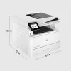 HP LaserJet Pro MFP 4102dw printeris, lāzeris, vienkrāsas druka, 1200 x 1200 DPI, A4, tiešā druka, balts