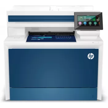 HP Color LaserJet Pro MFP 4302fdw printeris, lāzeris, krāsu druka, 600 x 600 DPI, A4, tiešā druka, zils, balts