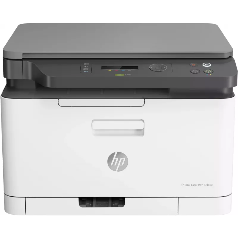 Daudzfunkciju lāzerprinteris HP Color Laser MFP 178nw — Krāsu druka, A4, 18 lpp/min (m/b), Wi‑Fi, Ethernet, Dupleksā skenēšana
