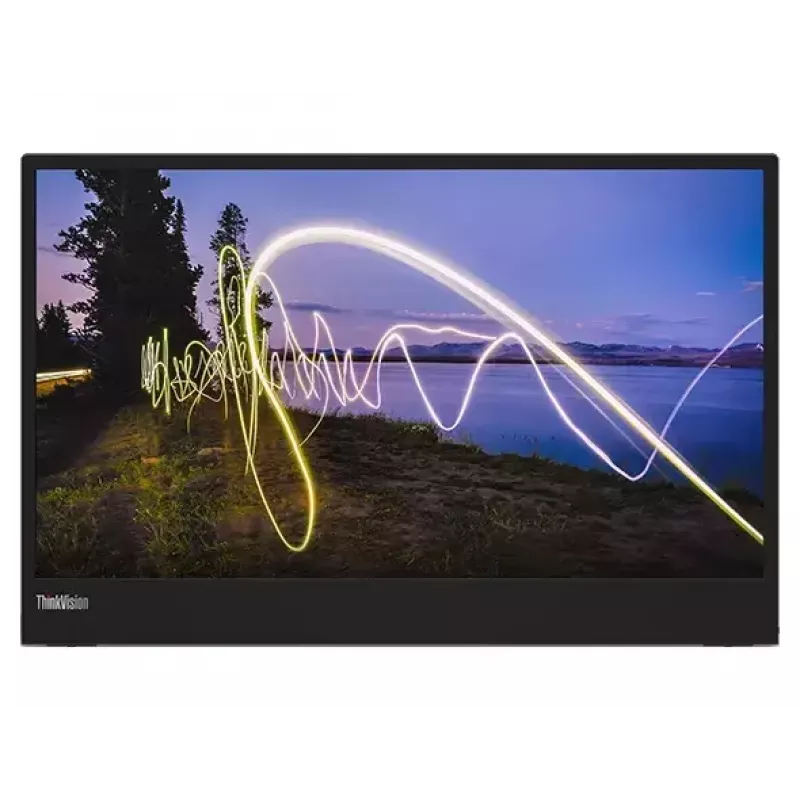 Lenovo ThinkVision M15 datora monitors 39,6 cm (15,6 collas) 1920 x 1080 pikseļi Full HD LED Melns