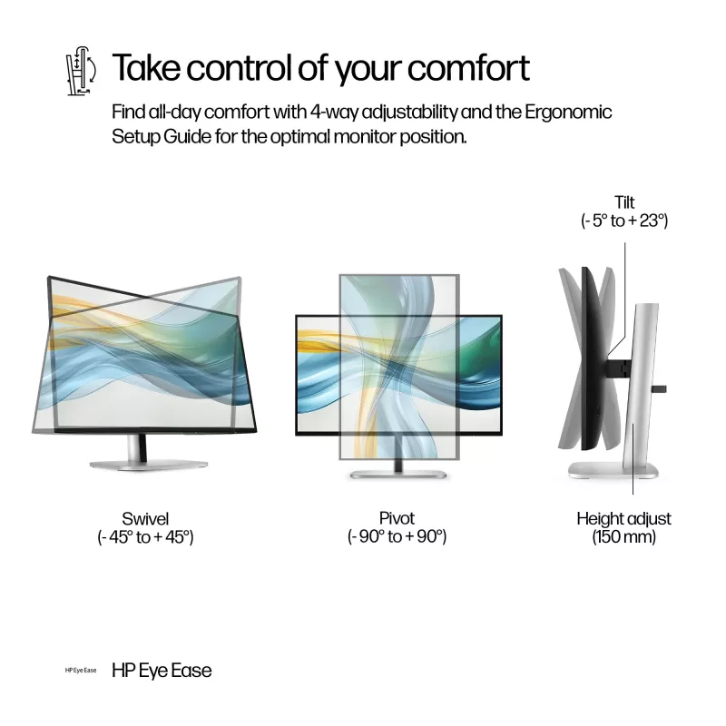 HP Series 5 Pro 23.8 collu FHD USB-C monitors — 524pu