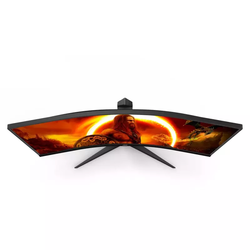 AOC CU34G2XP/BK 34 collu VA monitors, 3440×1440, 21:9, 180 Hz, 1 ms, 2×HDMI, melns