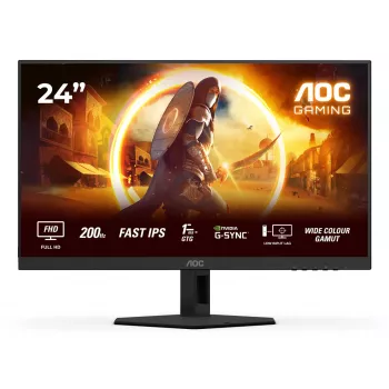 AOC G4 24G4HRE datora monitors 60.5 cm (23.8 collas) 1920 x 1080 Full HD LED Melns, Sarkans