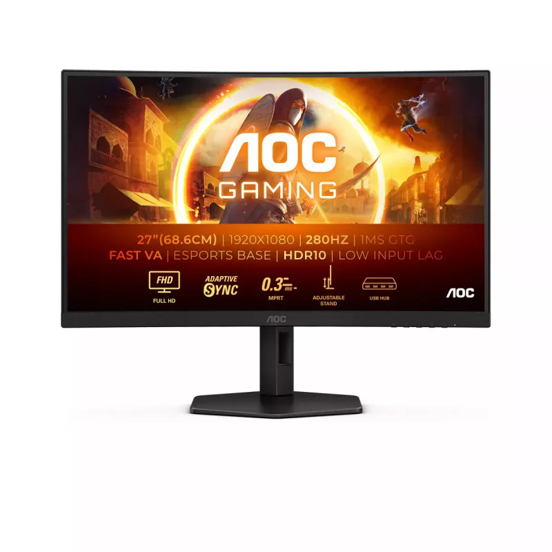 AOC G4 C27G4ZXU datora monitors 68.6 cm (27 colli) 1920 x 1080 pikseļi Full HD LED Melns