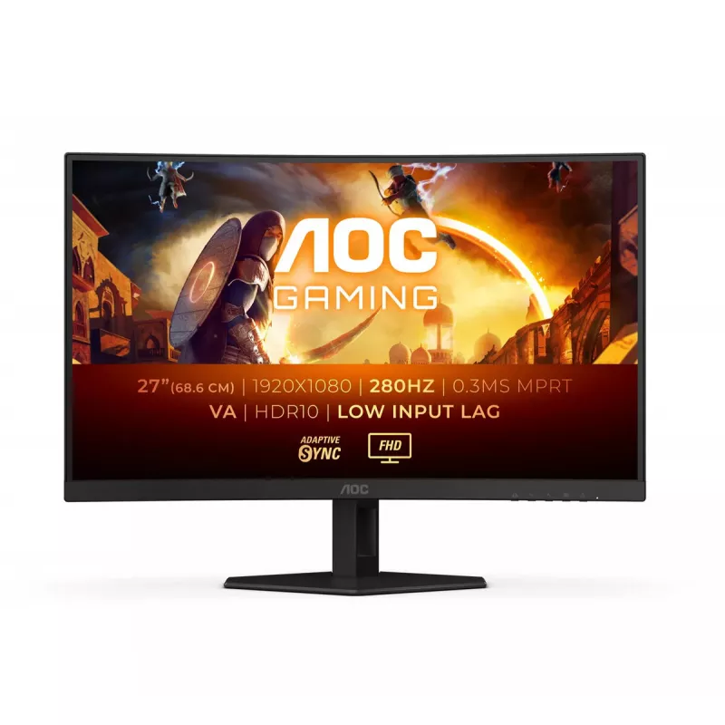 AOC G4 C27G4ZXE datora monitors 68,6 cm (27 colli) 1920 x 1080 pikseļi Full HD LED Melns, Pelēks
