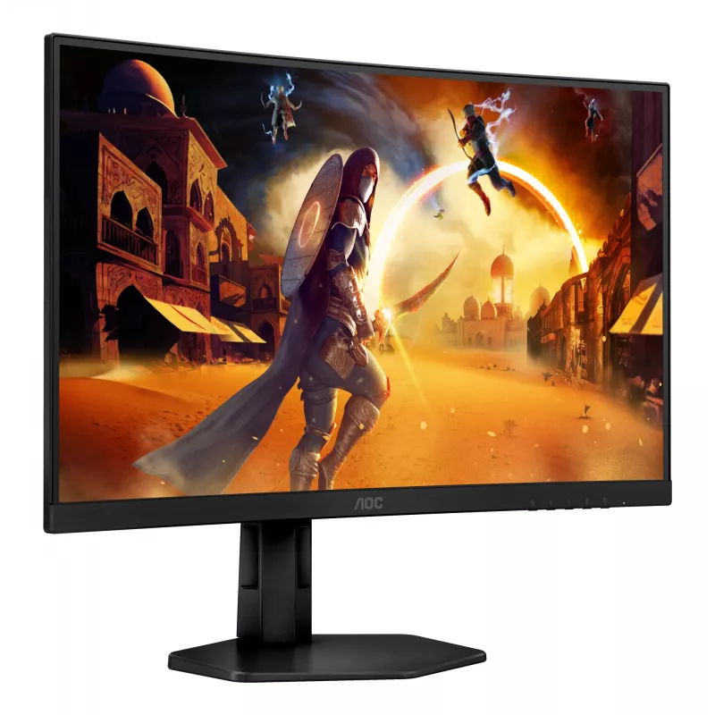 AOC G4 CQ27G4X datora monitors 68,6 cm (27 colli) 2560 x 1440 pikseļi Quad HD LCD Melns