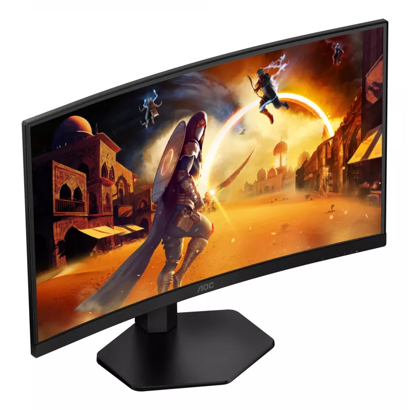 AOC G4 CQ27G4X datora monitors 68,6 cm (27 colli) 2560 x 1440 pikseļi Quad HD LCD Melns