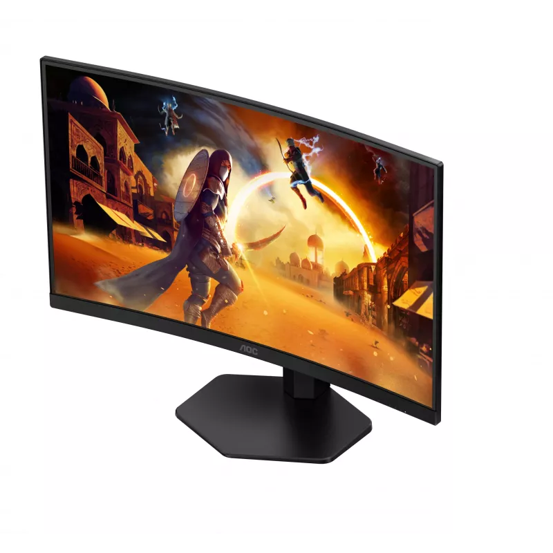 AOC G4 CQ27G4X datora monitors 68,6 cm (27 colli) 2560 x 1440 pikseļi Quad HD LCD Melns