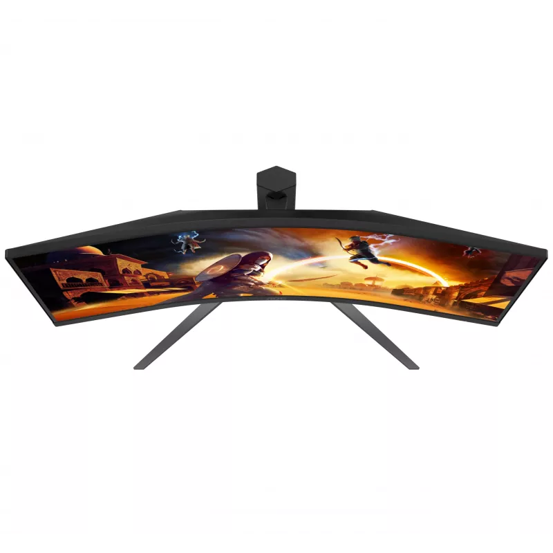 AOC G4 CU34G4Z datora monitors 86,4 cm (34 colli) 3440 x 1440 pikseļi Wide Quad HD LED Melns, Sarkans