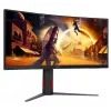 AOC G4 CU34G4Z datora monitors 86,4 cm (34 colli) 3440 x 1440 pikseļi Wide Quad HD LED Melns, Sarkans