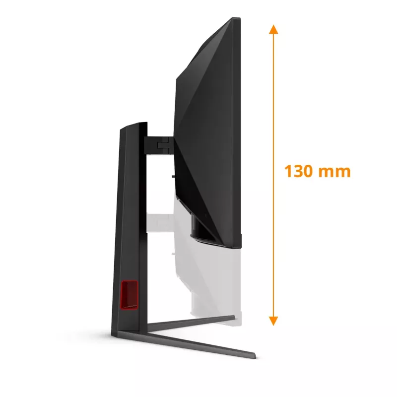 AOC G4 CU34G4 datora monitors 86,4 cm (34 colli) 3440 x 1440 pikseļi Wide Quad HD LED Melns, Sarkans