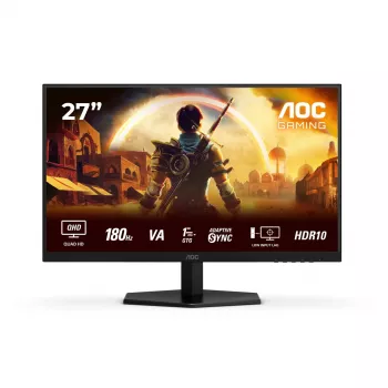 AOC G4 Q27G42XNE datora monitors 68,6 cm (27 collu) 2560 x 1440 pikseļi Quad HD LED Melns, Sarkans