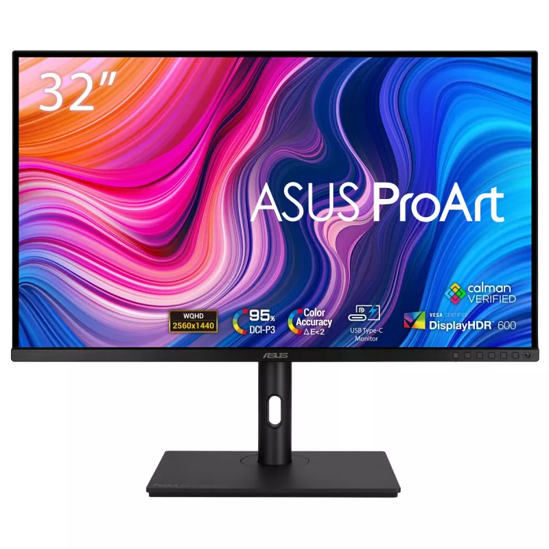ASUS ProArt PA328CGV datora monitors 81,3 cm (32 colli) 2560 x 1440 pikseļi Wide Quad HD Melns