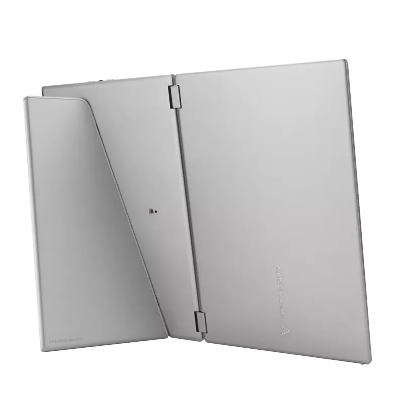 ASUS ZenScreen Duo OLED MQ149CD datora monitors 35,6 cm (14 collas) 1920 x 1200 pikseļi WUXGA sudraba