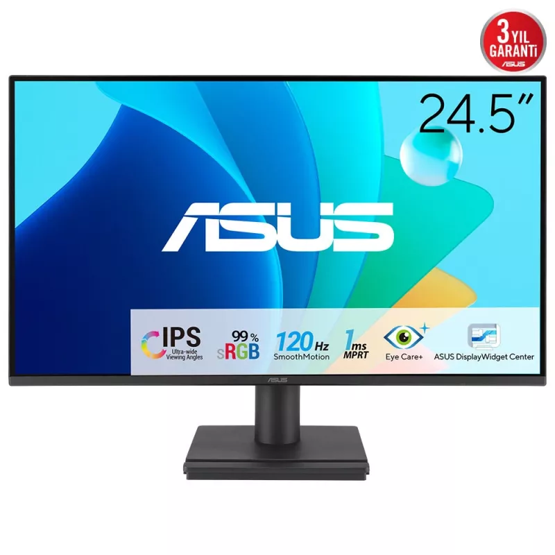 ASUS VA259HGA datora monitors 62,2 cm (24,5 collas) 1920 x 1080 pikseļi Full HD LCD Melns