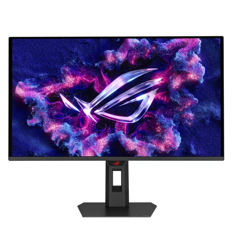 Monitors ASUS XG27AQDPG 26,5 collu QD-OLED 2560×1440, 500 Hz, 0,03 ms, HDR10, FreeSync/G‑SYNC, 1000 cd/m² maksimālais spilgtums