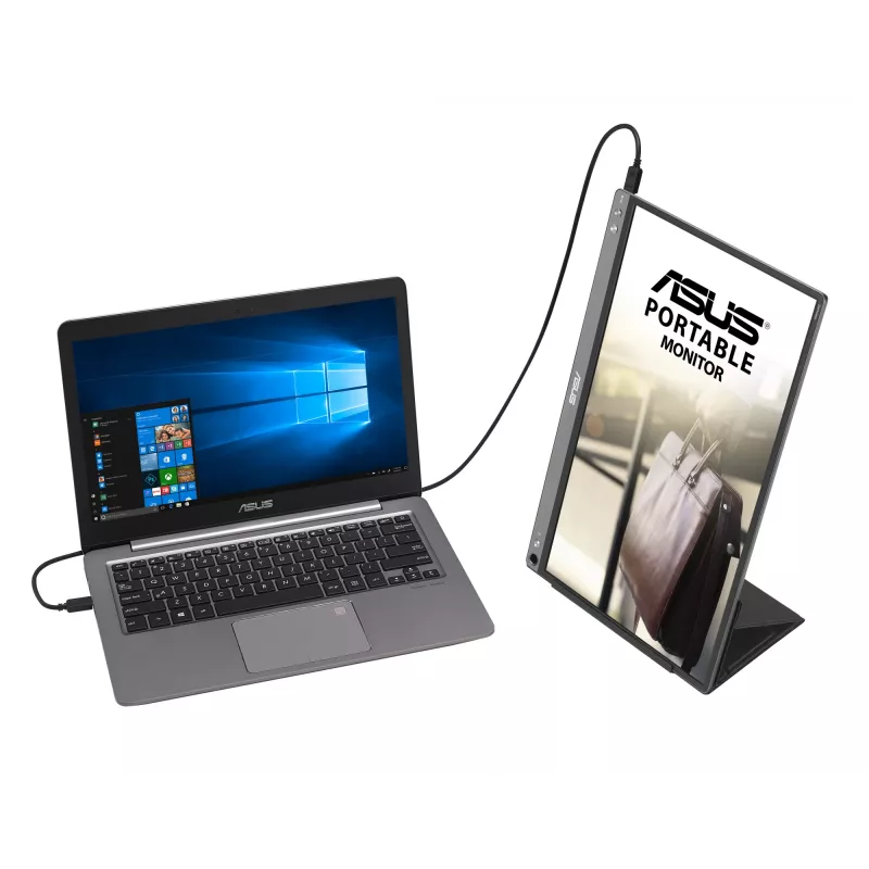 ASUS ZenScreen MB16ACE datora monitors 39,6 cm (15,6 collas) 1920 x 1080 pikseļi Full HD LED pelēks