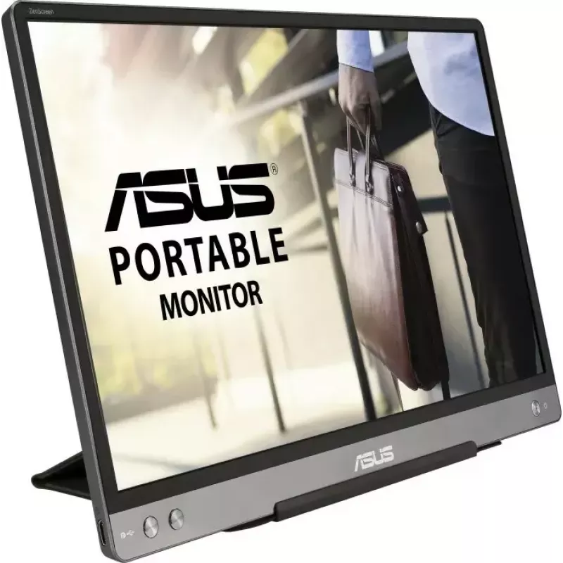 ASUS MB14AC datora monitors 35,6 cm (14 collas) 1920 x 1080 pikseļi Full HD Pelēks