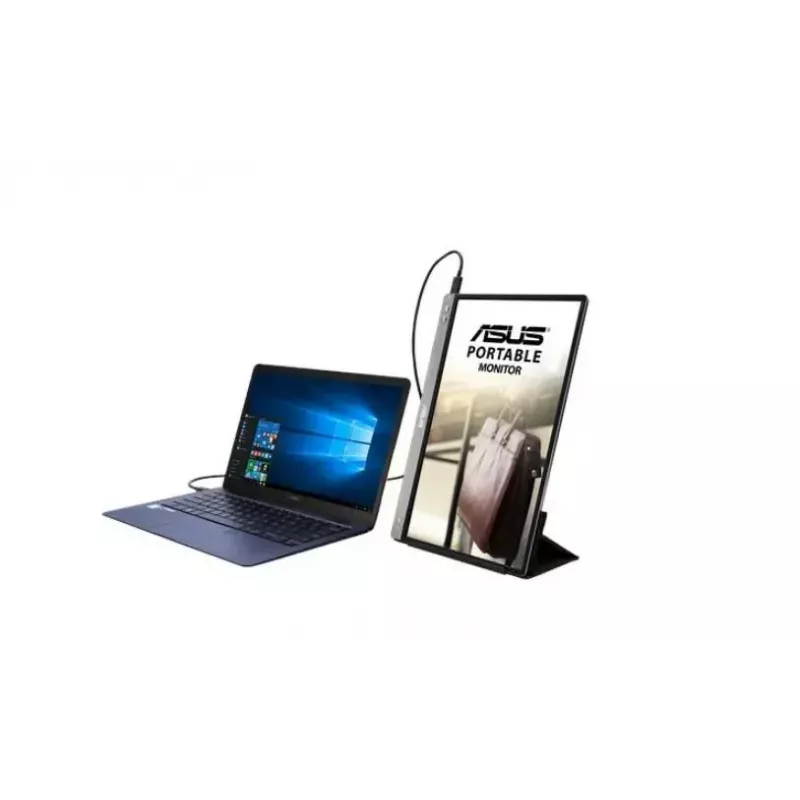 ASUS MB14AC datora monitors 35,6 cm (14 collas) 1920 x 1080 pikseļi Full HD Pelēks