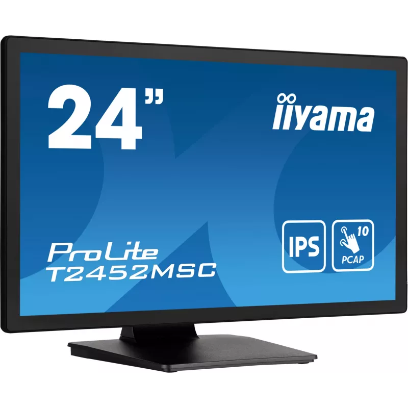 Monitors IIYAMA T2452MSC-B1 23.8 collu IPS M-Touch HDMI+USB