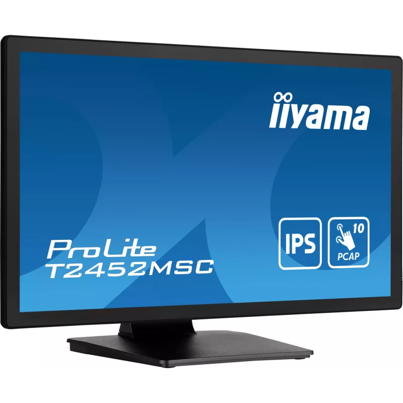 Monitors IIYAMA T2452MSC-B1 23.8 collu IPS M-Touch HDMI+USB