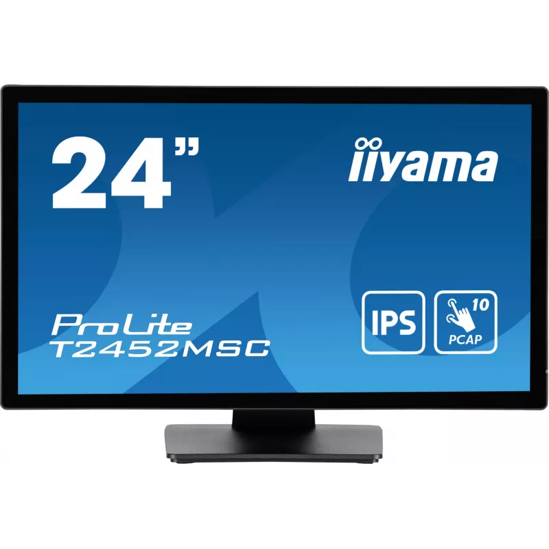 Monitors IIYAMA T2452MSC-B1 23.8 collu IPS M-Touch HDMI+USB