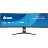 iiyama G-MASTER 45 inch LCD izliekts biznesa UWQHD datora monitors 113 cm (44,5 inch) 5120 x 1440 pikseļi Dual QHD LED Melns