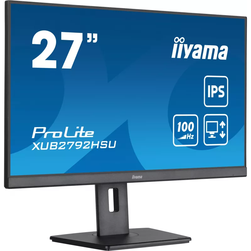iiyama XUB2792HSU-B6 datora monitors 68,6 cm (27 colli) 1920 x 1080 pikseļi Full HD LED Melns