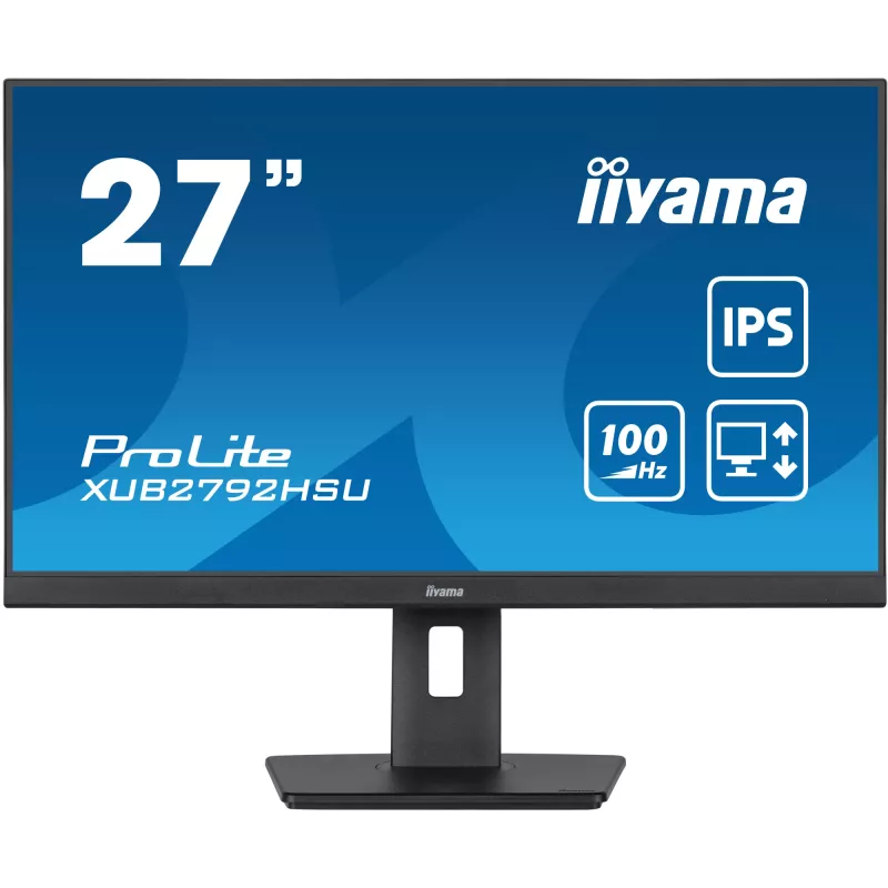 iiyama XUB2792HSU-B6 datora monitors 68,6 cm (27 colli) 1920 x 1080 pikseļi Full HD LED Melns