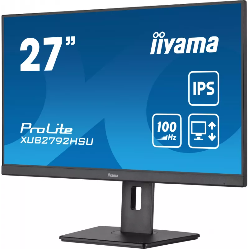 iiyama XUB2792HSU-B6 datora monitors 68,6 cm (27 colli) 1920 x 1080 pikseļi Full HD LED Melns