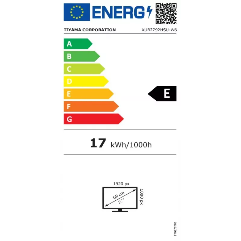 iiyama ProLite XUB2792HSU-W6 datora monitors 68,6 cm (27 colli) 1920 x 1080 pikseļi Full HD LED Balts