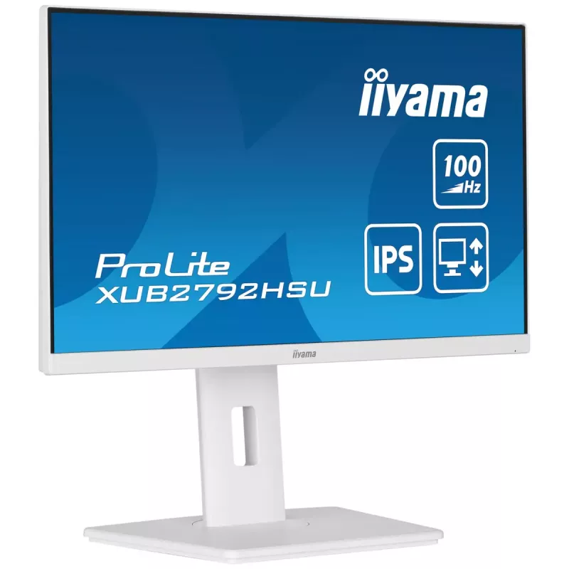 iiyama ProLite XUB2792HSU-W6 datora monitors 68,6 cm (27 colli) 1920 x 1080 pikseļi Full HD LED Balts