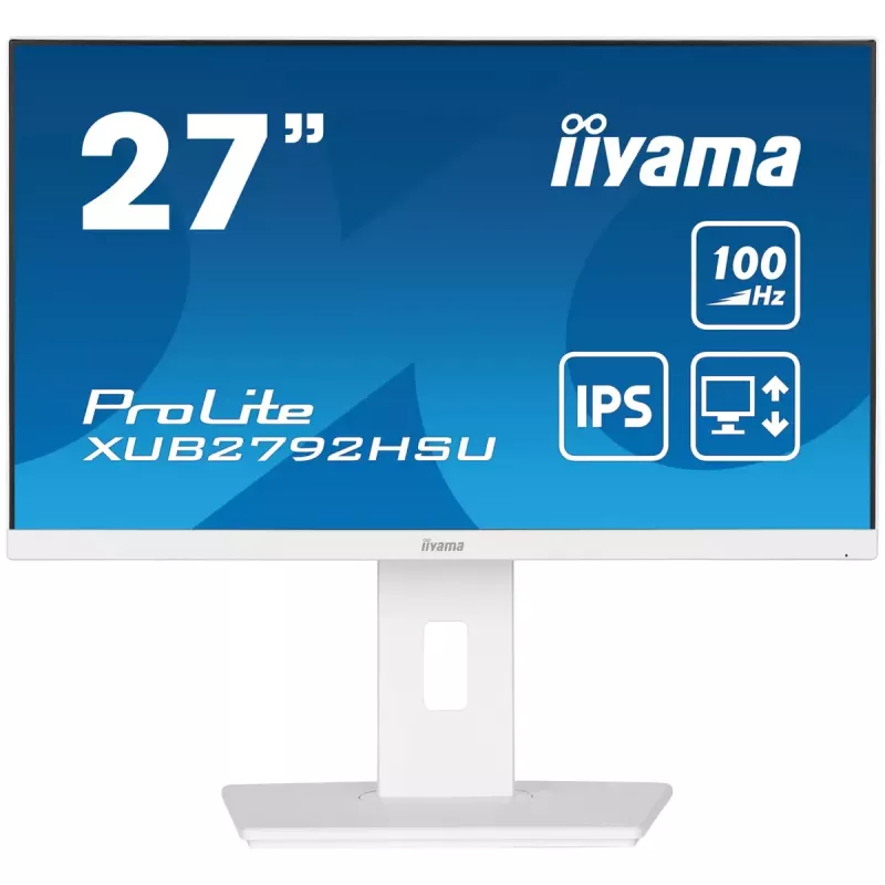 iiyama ProLite XUB2792HSU-W6 datora monitors 68,6 cm (27 colli) 1920 x 1080 pikseļi Full HD LED Balts