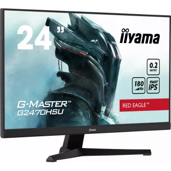iiyama G-MASTER G2470HSU-B6 datora monitors 60.5 cm (23.8 collas) 1920 x 1080 pikseļi Full HD LCD Melns