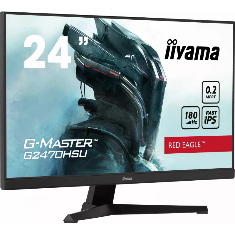 iiyama G-MASTER G2470HSU-B6 datora monitors 60.5 cm (23.8 collas) 1920 x 1080 pikseļi Full HD LCD Melns
