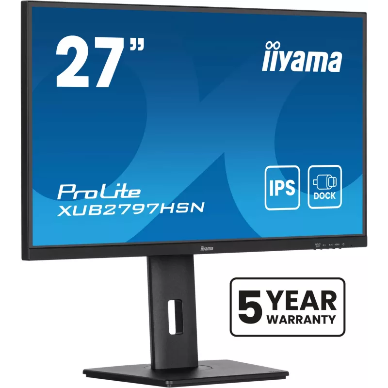 iiyama ProLite XUB2797HSN-B2 datora monitors 68,6 cm (27 colli) 1920 x 1080 pikseļi Full HD LED Melns
