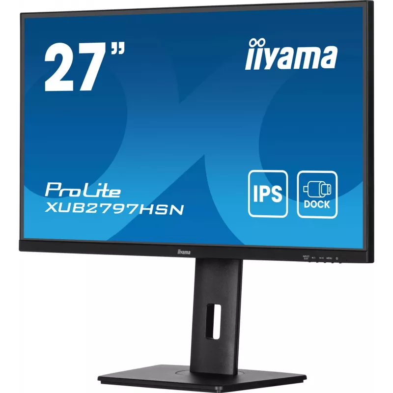 iiyama ProLite XUB2797HSN-B2 datora monitors 68,6 cm (27 colli) 1920 x 1080 pikseļi Full HD LED Melns