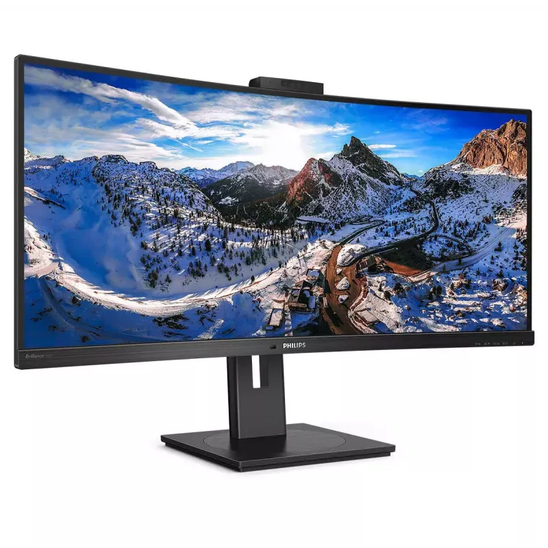 Philips P Line 346P1CRH/00 datora monitors 86,4 cm (34 colli) 3440 x 1440 pikseļi UltraWide Quad HD LED Melns