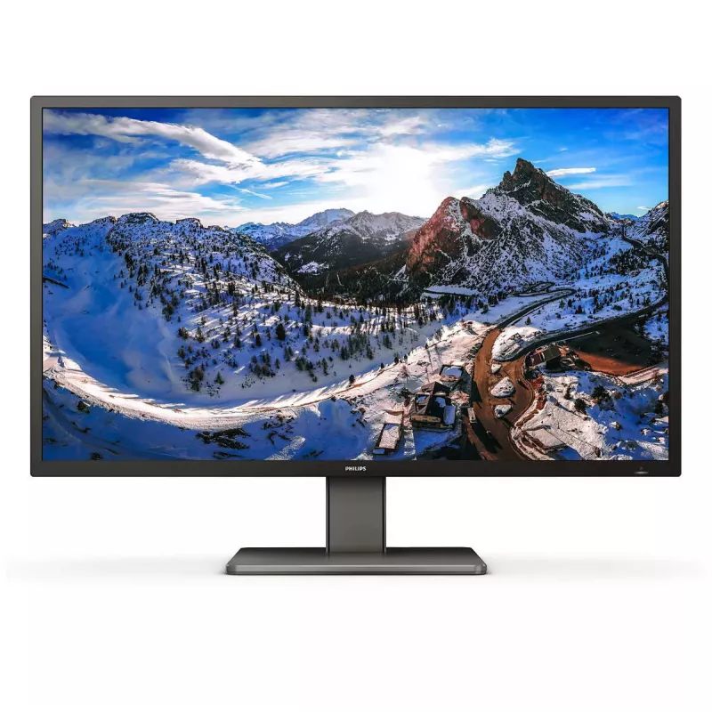 Philips P Line 439P1/00 datora monitors 108 cm (42,5 collas) 3840 x 2160 pikseļi 4K Ultra HD LCD Melns