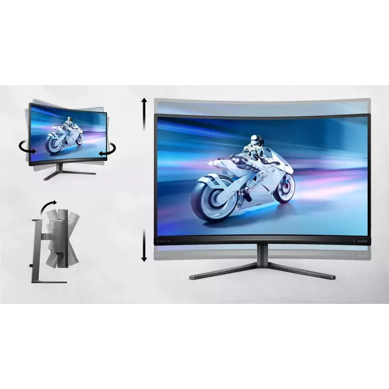 Philips Evnia 25M2N3200W/00 datora monitors 62,2 cm (24,5 collu) 1920 x 1080 pikseļi Full HD LCD Pelēks