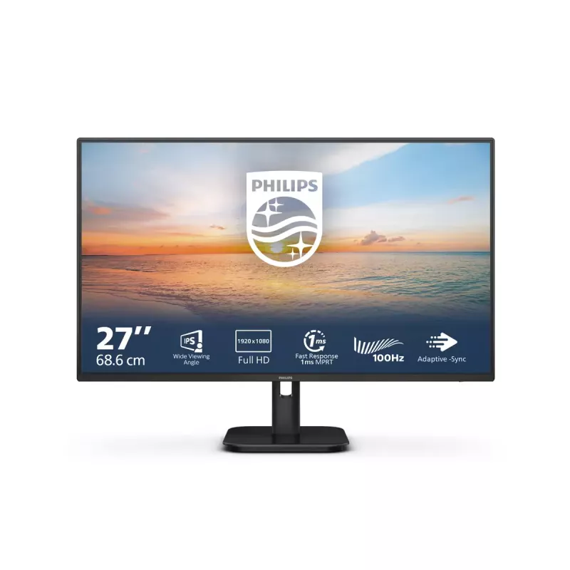 Philips 1000 Series 27E1N1100A/00 monitors — 27 collu Full HD (1920x1080), IPS, 100 Hz, FreeSync, 4 ms, 250 cd/m²