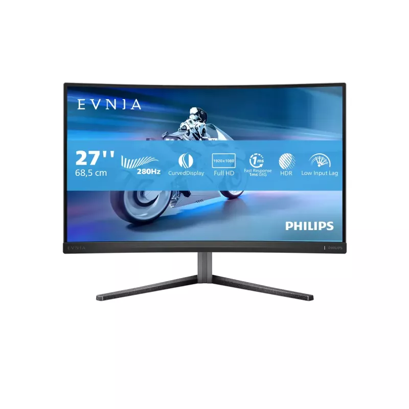 Philips Evnia 5000 27M2C5200W/00 datora monitors 68,6 cm (27 colli) 1920 x 1080 pikseļi Full HD LCD Pelēks