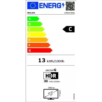 Philips 1000 sērijas 27E2N1500L/00 datora monitors 68,6 cm (27 collas) 2560 x 1440 pikseļi Quad HD LED Melns