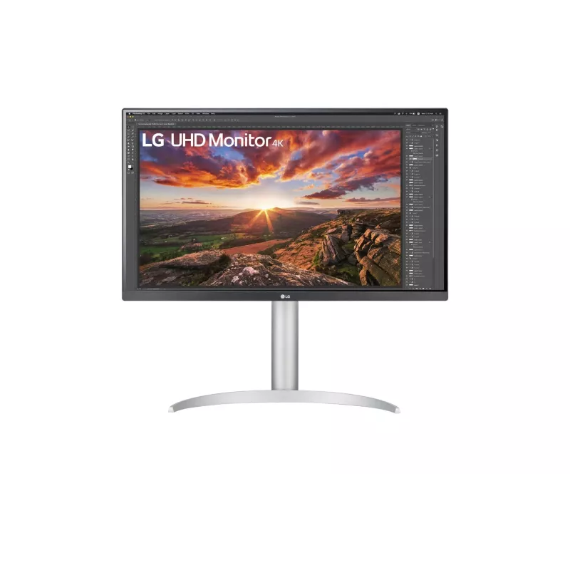 LG 27UP85NP-W datora monitors 68,6 cm (27 collas) 3840 x 2160 pikseļi 4K Ultra HD LED Sudraba krāsā