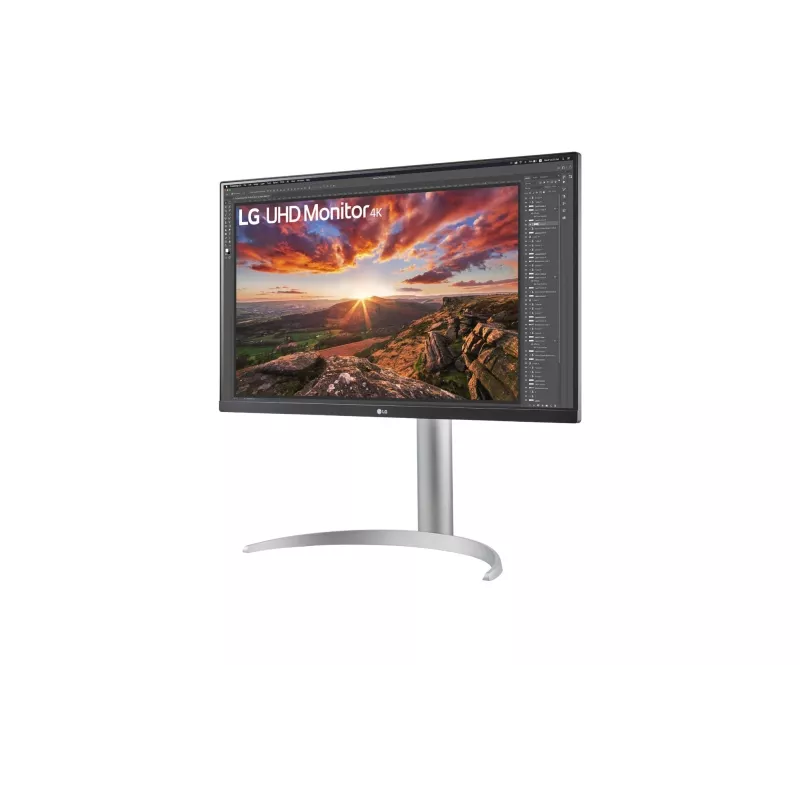 LG 27UP85NP-W datora monitors 68,6 cm (27 collas) 3840 x 2160 pikseļi 4K Ultra HD LED Sudraba krāsā