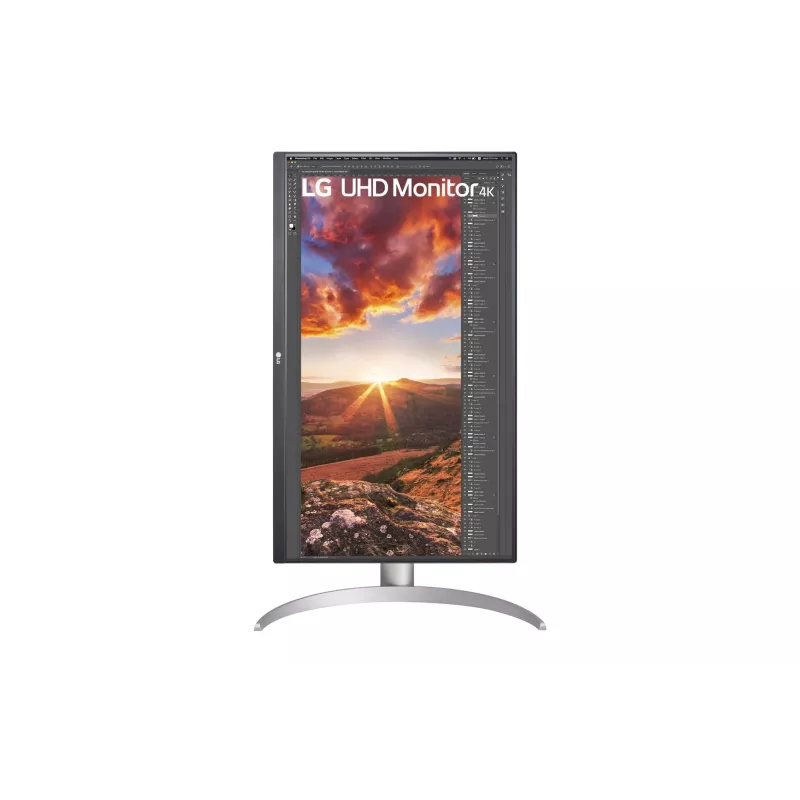 LG 27UP85NP-W datora monitors 68,6 cm (27 collas) 3840 x 2160 pikseļi 4K Ultra HD LED Sudraba krāsā