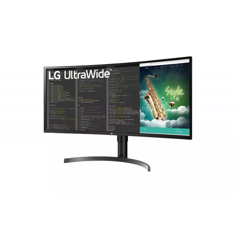 LG 35WN75CP-B.AEU datora monitors 88,9 cm (35 collas) 3440 x 1440 pikseļi 4K Ultra HD LED melns