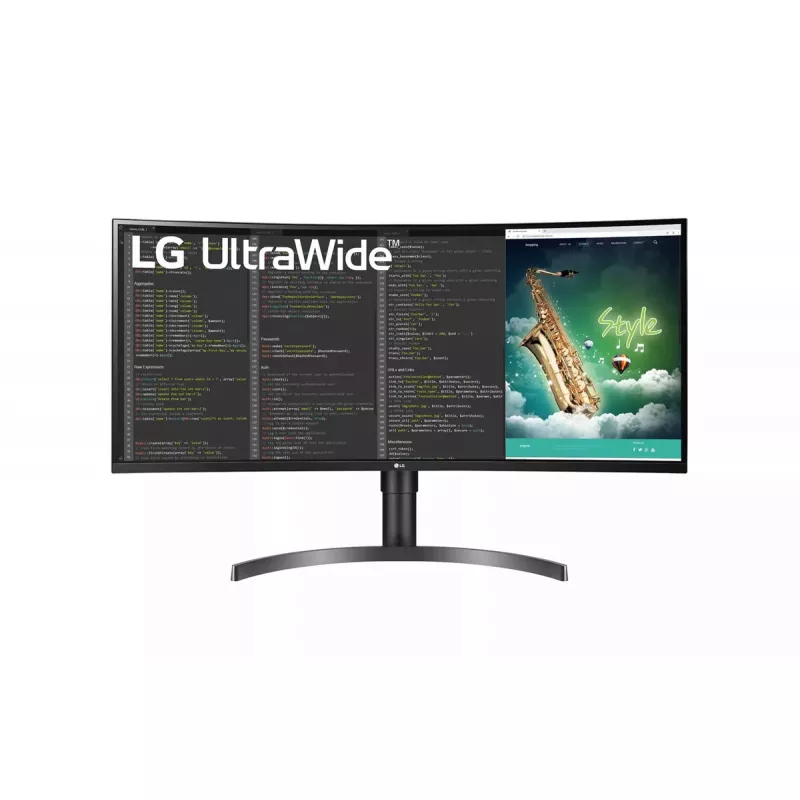 LG 35WN75CP-B.AEU datora monitors 88,9 cm (35 collas) 3440 x 1440 pikseļi 4K Ultra HD LED melns