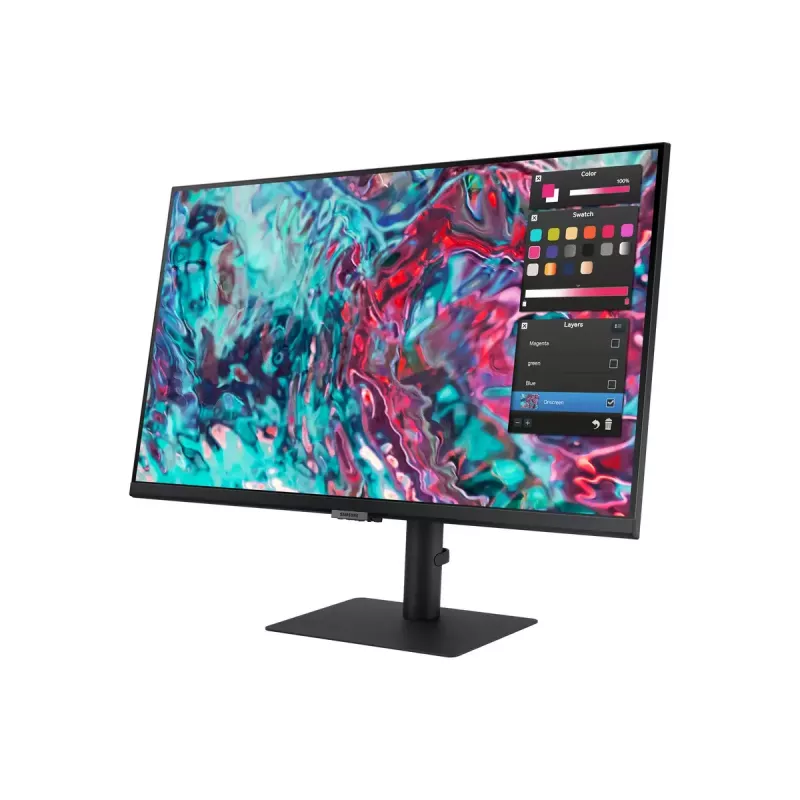 Samsung S80TB datora monitors 68,6 cm (27 colli) 3840 x 2160 pikseļi 4K Ultra HD LED Melns